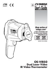 Thumbnail of document Manual - OS-VIR50 -50°C to 1370°C Video Infrared Thermocouple & Humidity Meter